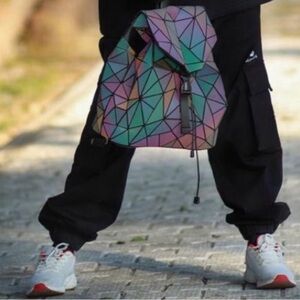 Lovevook - Geometric Holographic
Luminous Backpack